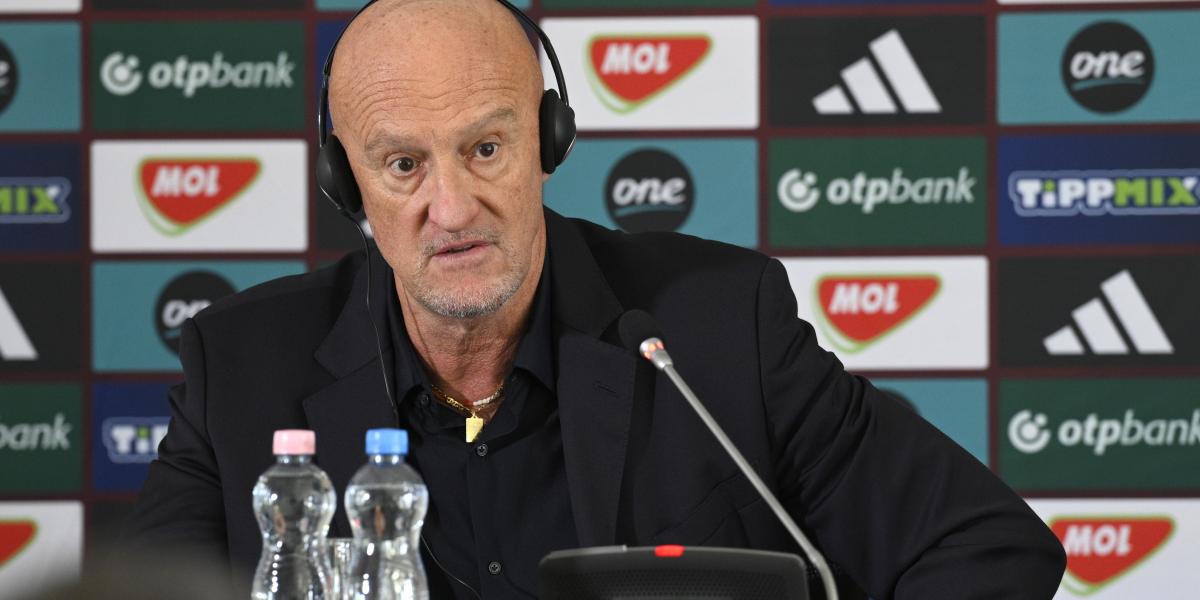 Marco Rossi szövetségi kapitány a magyar labdarúgó-válogatott kerethirdető sajtótájékoztatóján az MLSZ Telki Edzőközpontjában 2026. szeptember 15-én