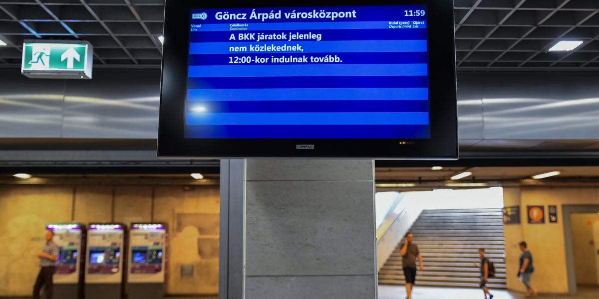 10 perces sztrájk Budapesten, 2025. június 6-án