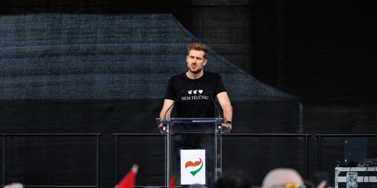 Az ellenzéki képviselő fel is szólalt az általa reklámozott demonstráción