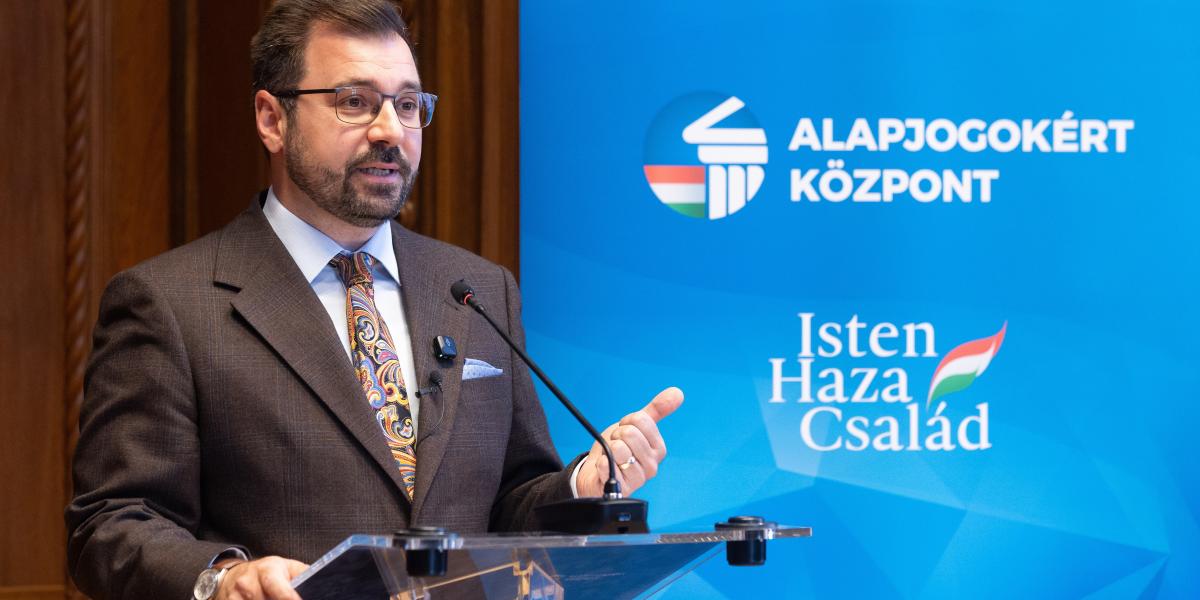 Szánthó Miklós, az Alapjogokért Központ főigazgatója 2025. október 3-án