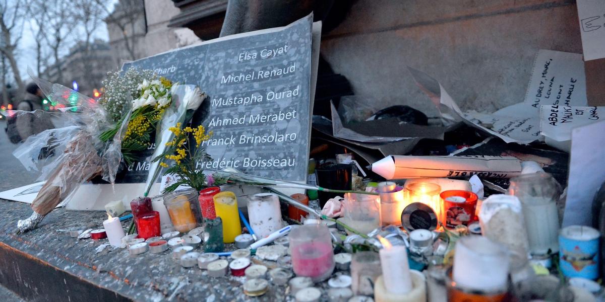 Párizs a terrortámadás áldozataira emlékezik/Christopher Furlong/Getty Images 