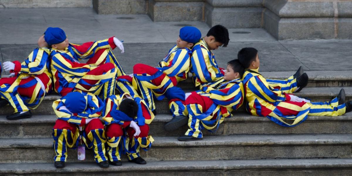 Álgárdisták a Fülöp-szigeteken. Ilyen lazaságot biztos nem tűrt volna meg a leváltott főparancsnok FOTÓ: EUROPRESS/GETTY IMAGES/