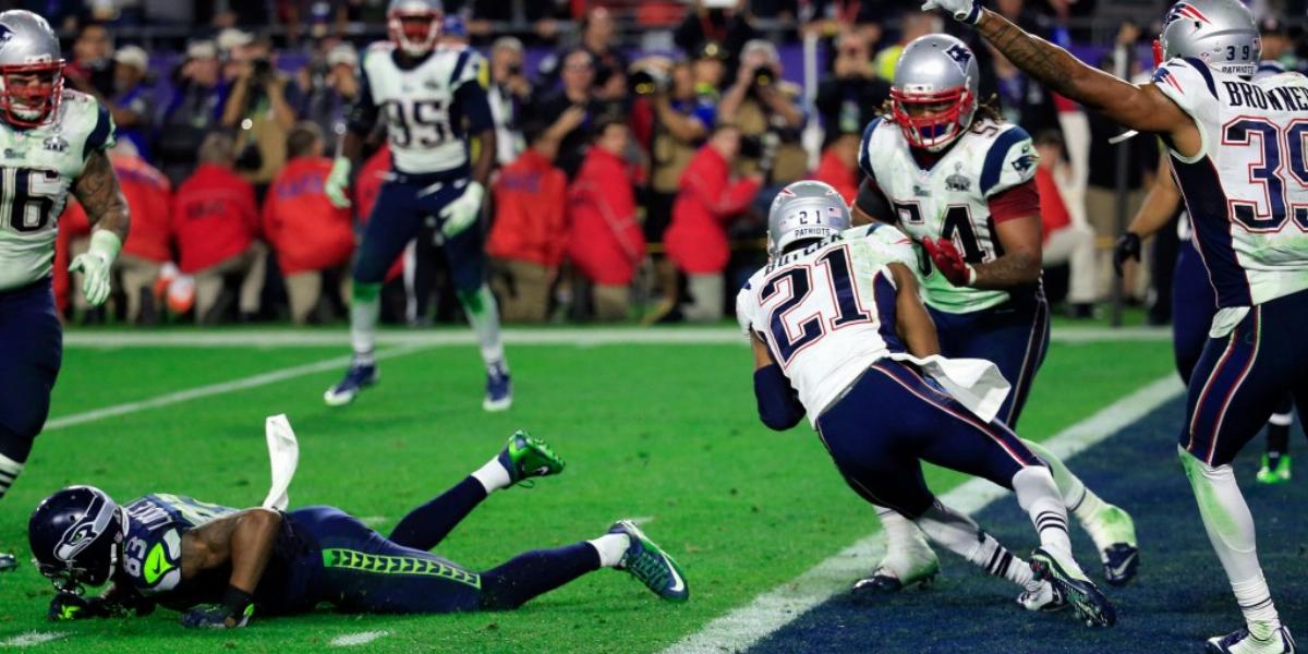 Malcolm Butler (21) mindent eldöntő akciója FOTÓ: EUROPRESS/GETTY IMAGES/ROB CARR