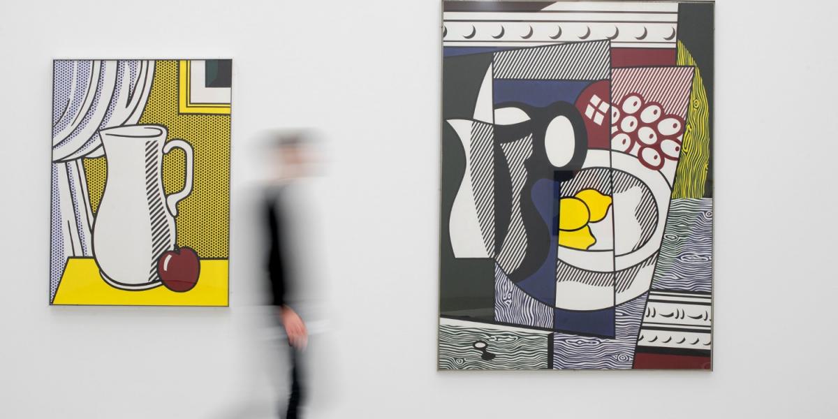 Roy Lichtenstein képe, az Ansicht is látható lesz Budapesten a pop-art nagyágyúinak alkotásai között FORRÁS: MUMOK