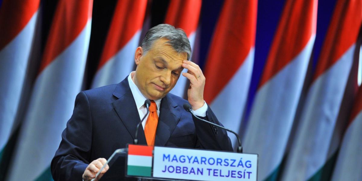 Orbán Viktor évértékelője 2013-ban. Fotó: Népszava