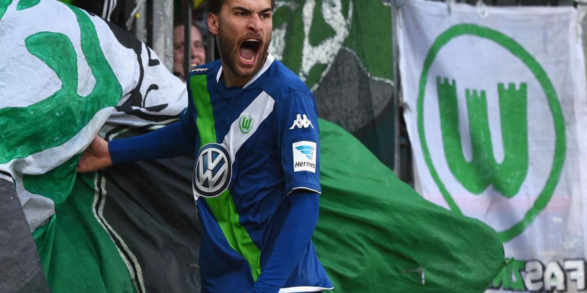 A Wolfsburg gólgyárosa, Bas Dost az Inter ellen folytathatja FOTÓ: EUROPRESS/GETTY IMAGES/DENNIS GROMBKOWSKI