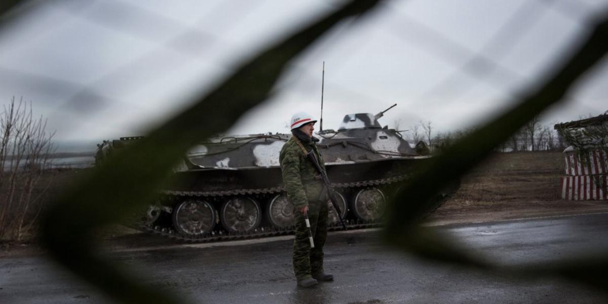 Szakadárok ellenőrzik a Mariupol felé vezető utat FOTÓ: EUROPRESS/GETTY IMAGES/ANDREW BURTON