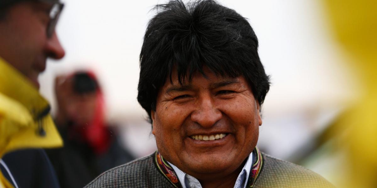 A képen a vereséget szenvedett Evo Morales. FOTÓ: Dean Mouhtaropoulos/Getty Images