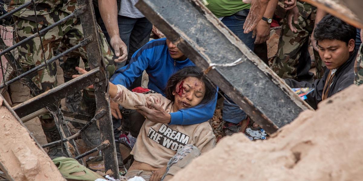 Erős földrengés sújtotta Katmandut Fotó: Omar Havanna/Getty Images 