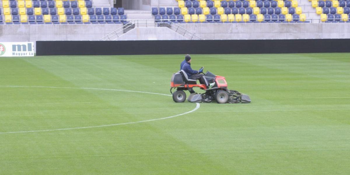 Nyáron jöhet az új gyep a „felcsúti ékszerdobozba” FOTÓ: NÉPSZAVA