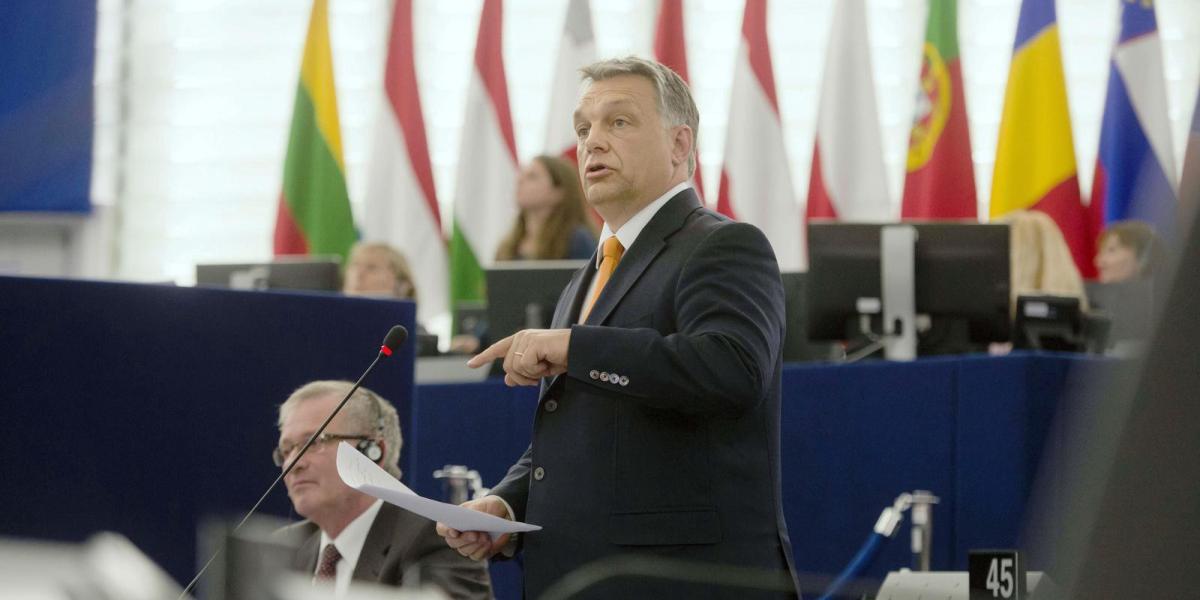 Orbán Viktor bevándorlóellenes álláspontját is hevesen védte az Európai Parlamentben – meglett az eredménye FOTÓ: MTI/KOSZTICSÁK