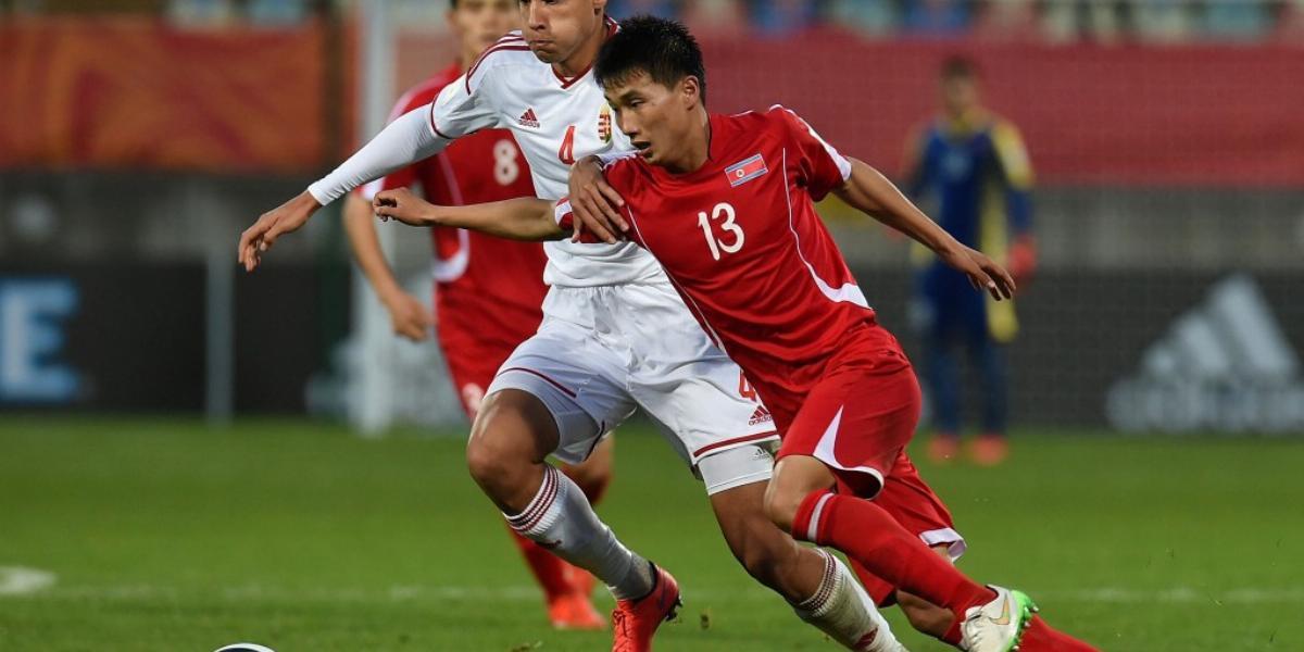 A magyarok (fehérben) átgázoltak Észak-Koreán az U20-as vb nyitófordulójában FOTÓ: EUROPRESS/GETTY IMAGES