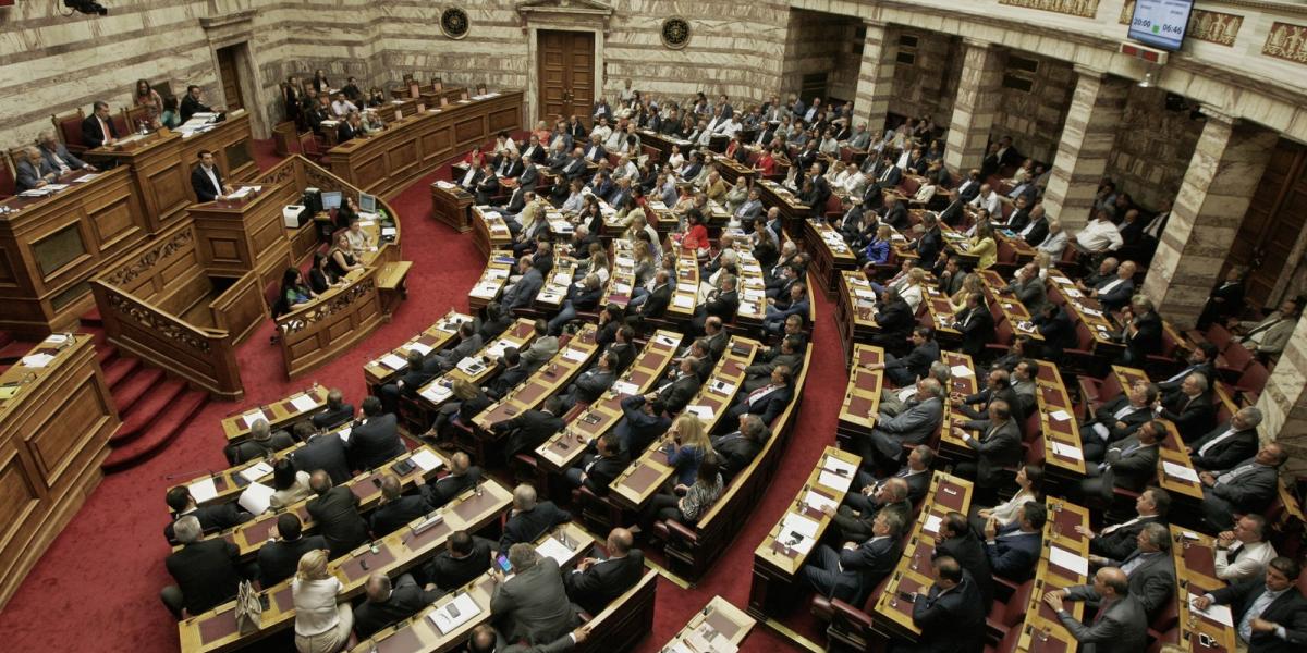 A görög  parlament. FOTÓ: Milos Bicanski/Getty Images