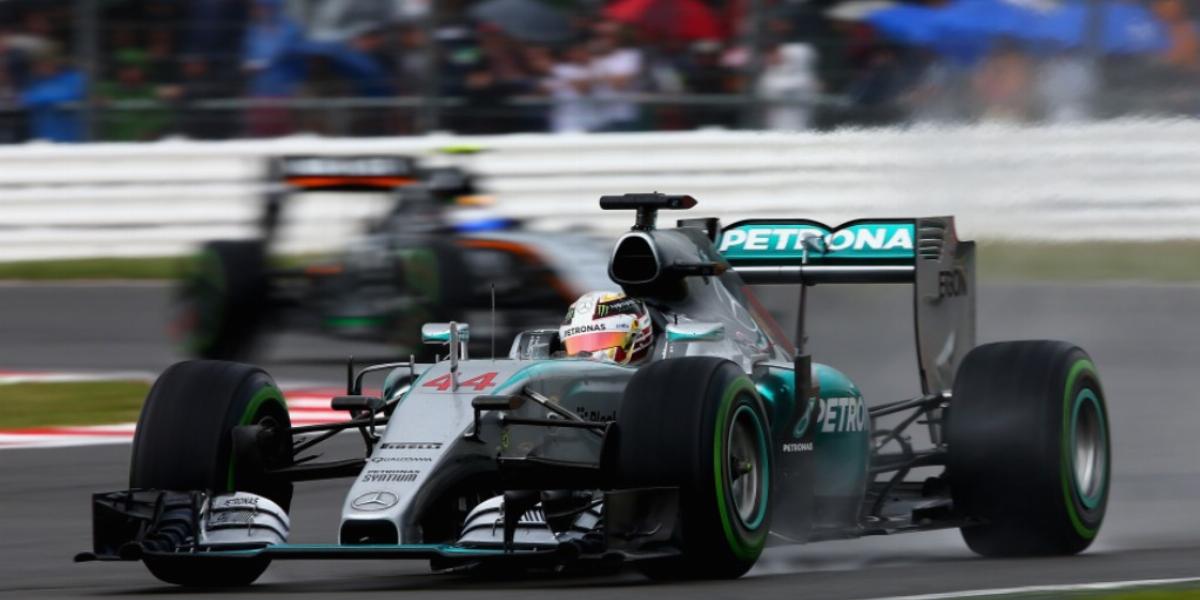 Lewis Hamilton 2008 és 2014 után harmadszor tudott győzni a „hazai” versenyén FOTÓ: EUROPRESS/GETTY IMAGES/CLIVE MASON