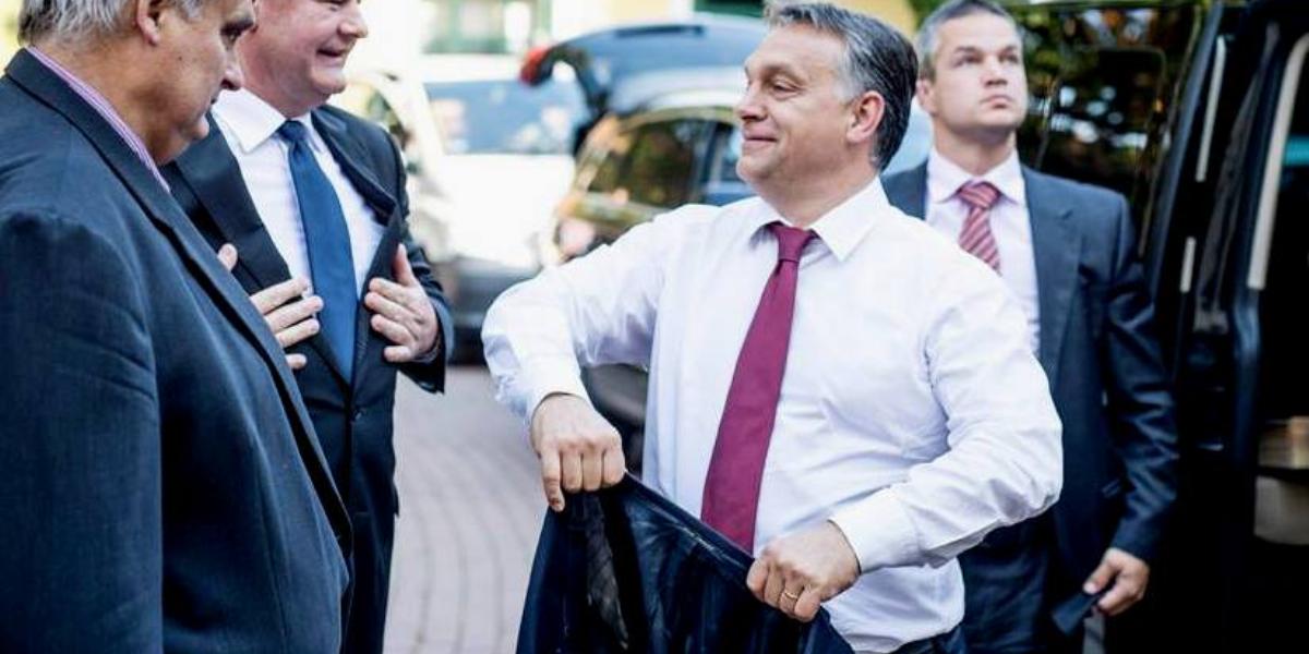 Békéscsabán 2014 októberében Forrás: Facebook/Orbán Viktor