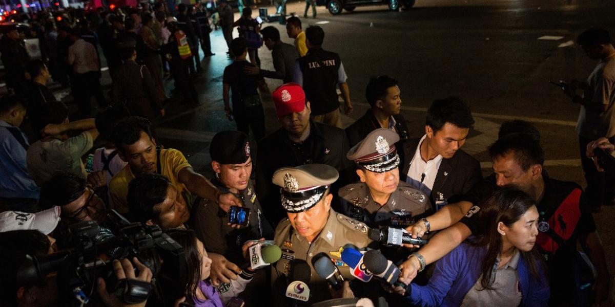 A thaiföldi rendőrfőnök szerint két további bombát hatástalanítottak
FOTÓ: EUROPRESS/GETTY IMAGES/NICOLAS AXELROD