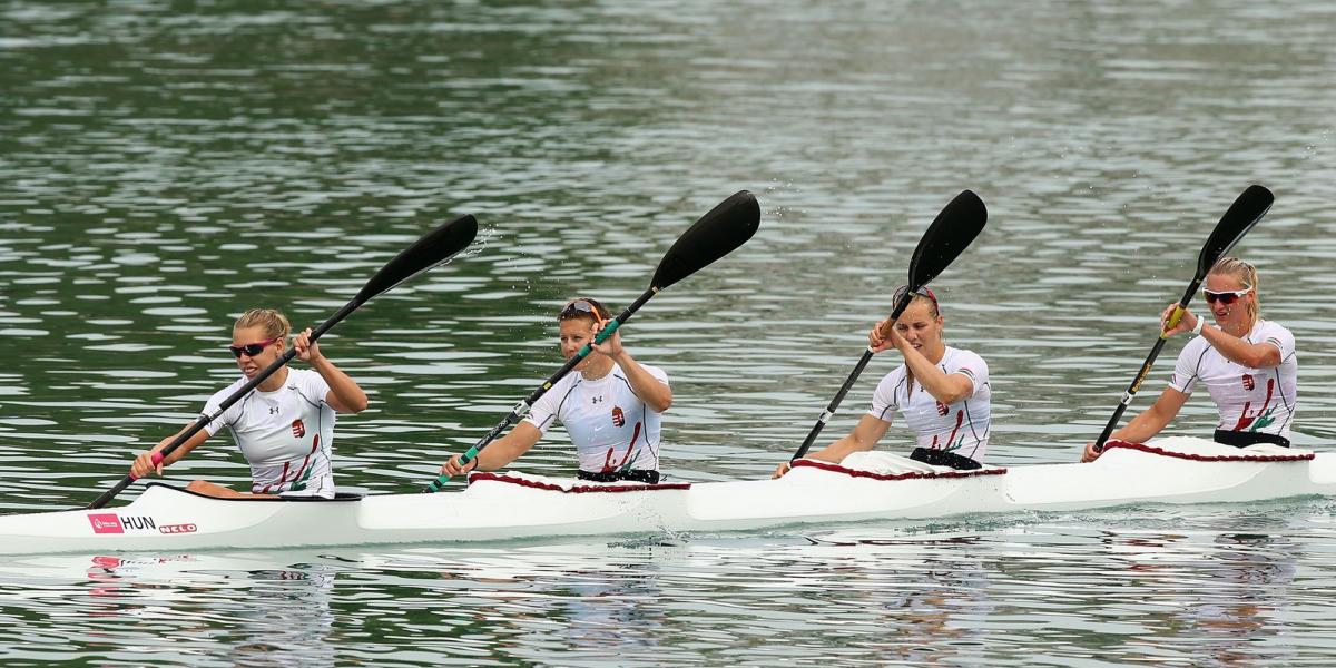 Szabó Gabriella, Kozák Danuta, Kárász Anna és Vad Ninetta. FOTÓ: Robert Prezioso/Getty Images for BEGOC