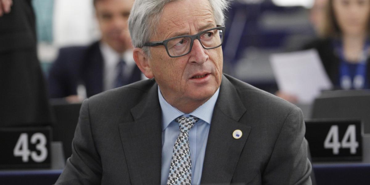 Jean-Claude Juncker az Európai Parlamentben 2015.07.08-án. Fotó: Michele Tantussi/Getty Images News