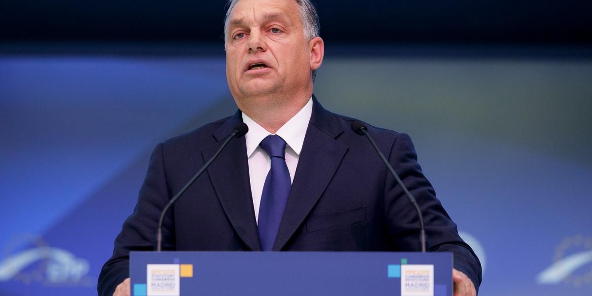 Orbán Madridban október 22-én. FOTÓ: Pablo Blazquez Dominguez/Getty Images