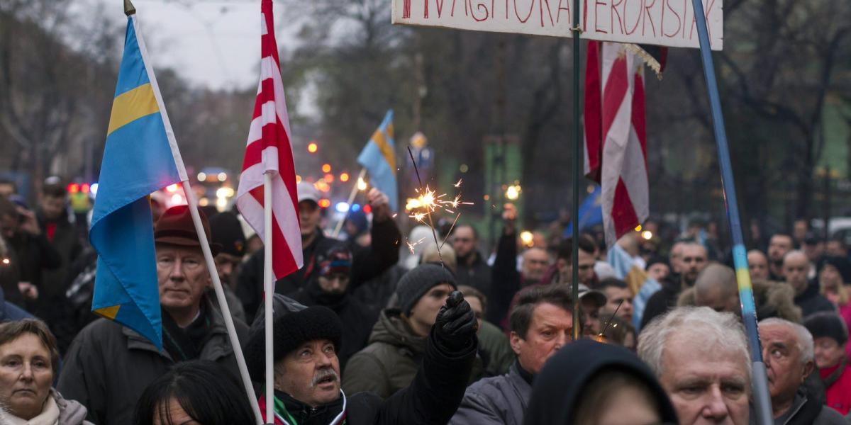 A Hatvannégy Vármegye Ifjúsági Mozgalom tüntetése.  MTI Fotó: Szigetváry Zsolt