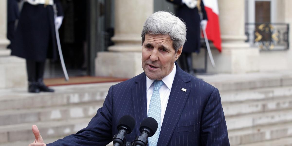 John Kerry.  FOTÓ: Thierry Chesnot/Getty Images