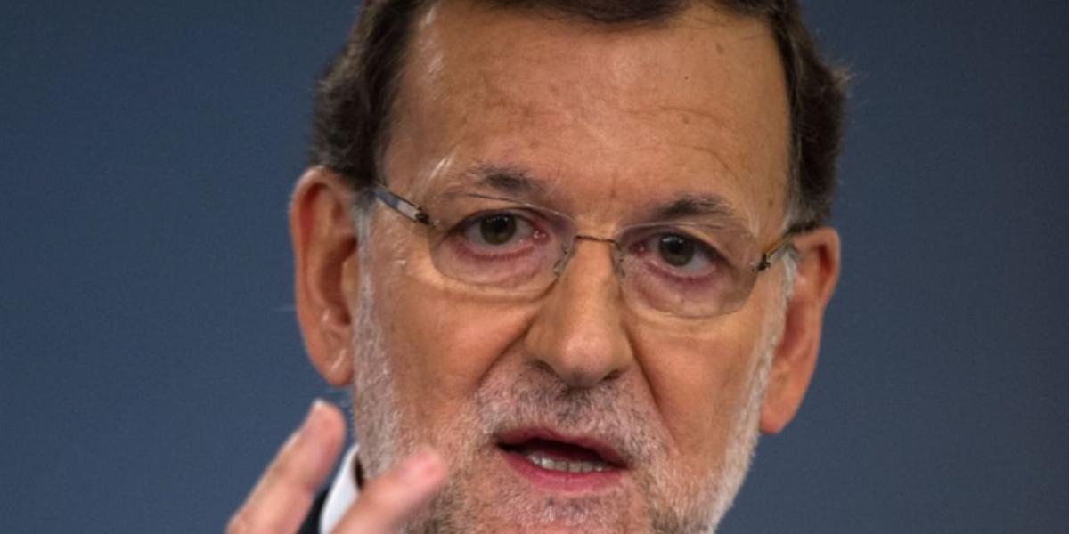 Mariano Rajoy kijött a sodrából FOTÓ: EUROPRESS/GETTY IMAGES/DENIS DOYLE