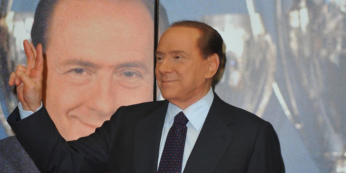 Berlusconi. FOTÓ: Jacopo Raule/Getty Images 