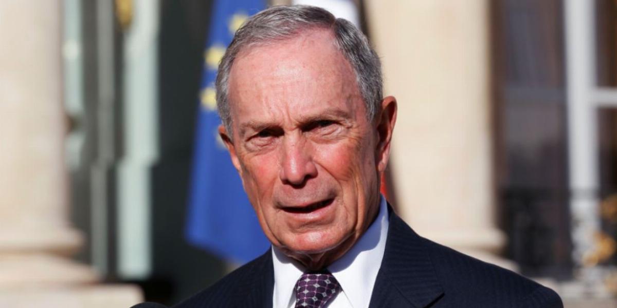 Michael Bloomberg az Élysée-palotában – a párizsi klímacsúcson is részt vett FOTÓ: EUROPRESS/GETTY IMAGES/THIERRY CHESNOT