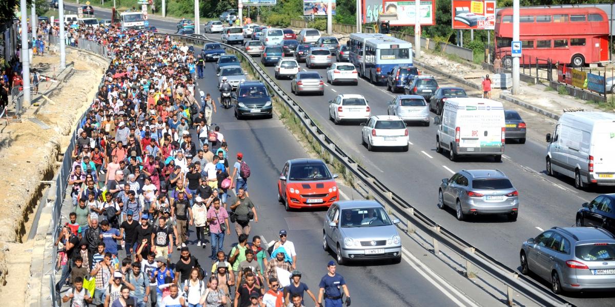 A tavalyi menekültmenet: rendészeti kérdés vagy terrorveszélyhelyzet FOTÓ: TÓTH GERGŐ