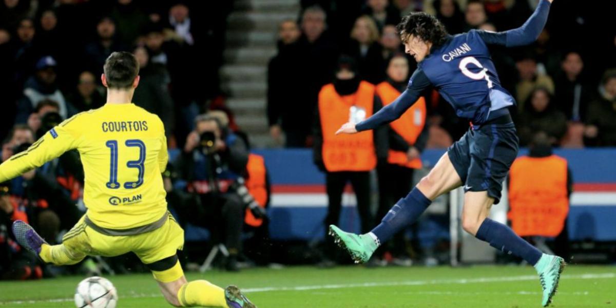 Edinson Cavani a 17. gólját szerezte a Bajnokok Ligájában, ezzel ő hazája legeredményesebb labdarúgója FOTÓ: EUROPRESS/GETTY IMA