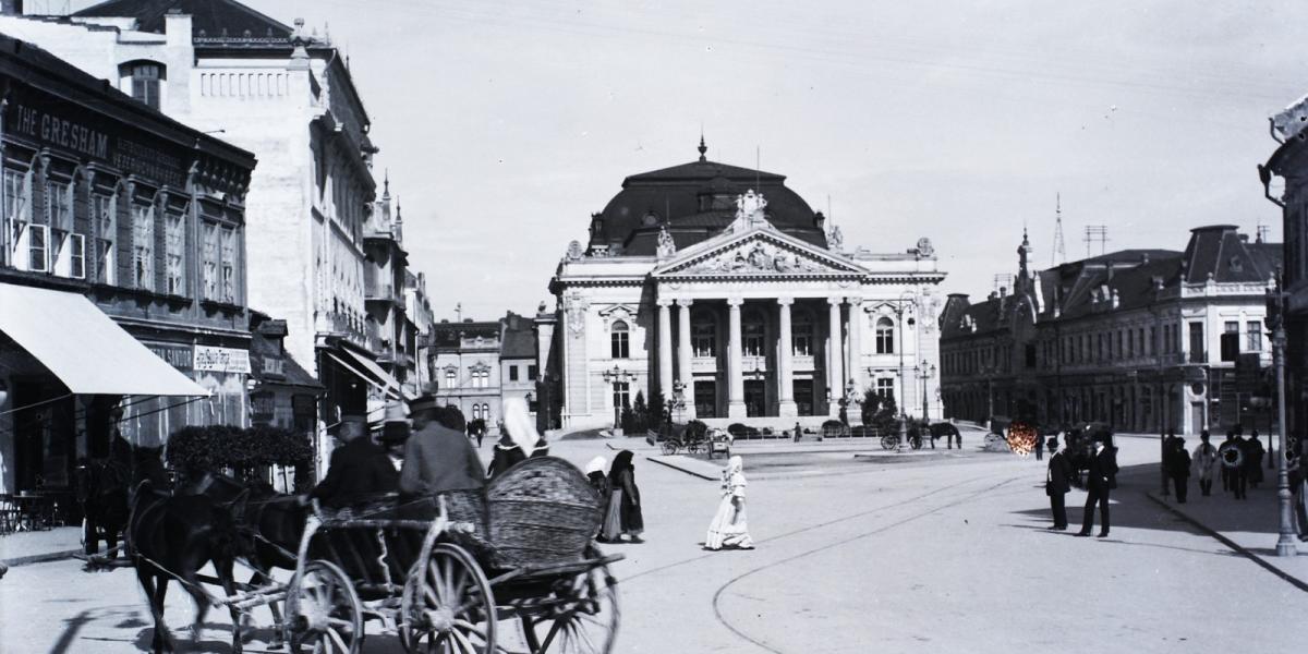 1907, Nagyvárad. Bémer tér, Szigligeti színház FOTÓ: FORTEPAN/ERDÉLYI MÓR