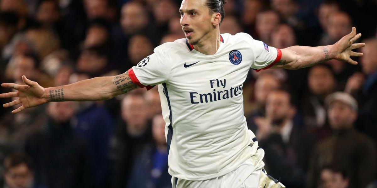 Zlatan Ibrahimovic az ötvenedik gólját könyvelte el az európai kupaporondon FOTÓ: EUROPRESS/GETTY IMAGES/JEAN CATUFFE