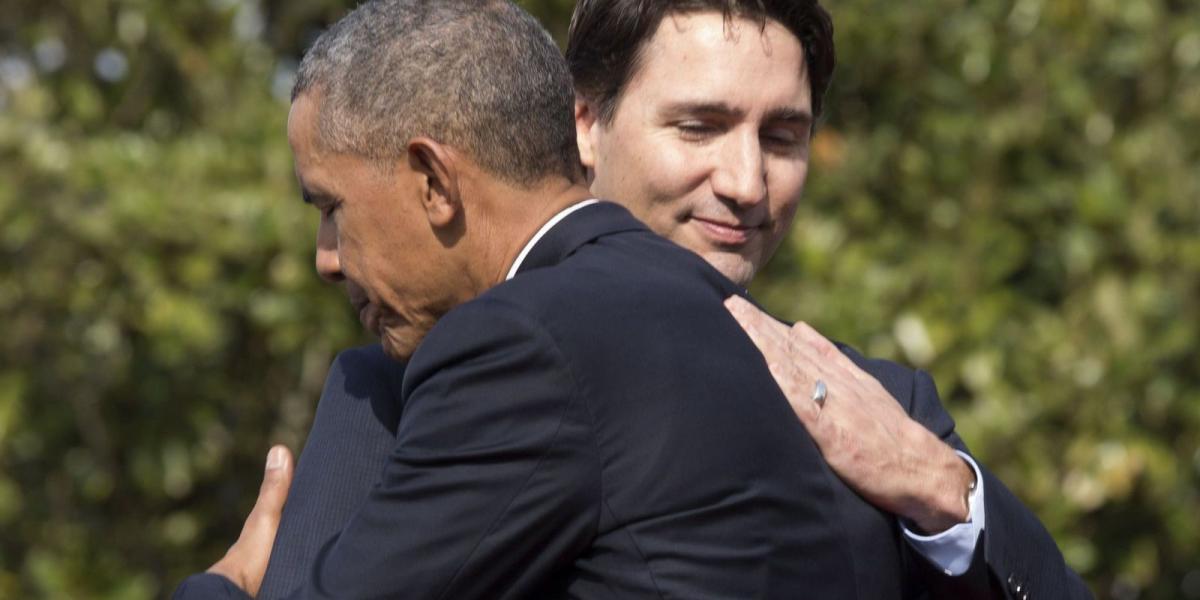 Barack Obama és Justin Trudeau FOTÓ: EUROPRESS/GETTY IMAGES