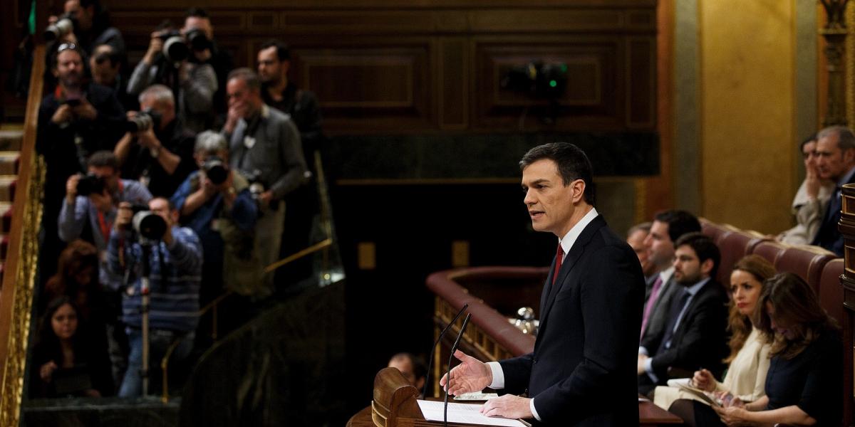 Pedro Sánchez. FOTÓ: Pablo Blazquez Dominguez/Getty Images