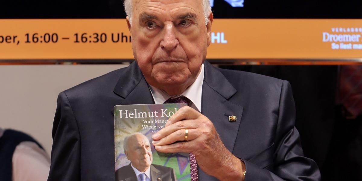 Helmut Kohl a Frankfurti Könyvvásáron 2014-ben - Fotó: Hannelore Foerster/Getty Images
