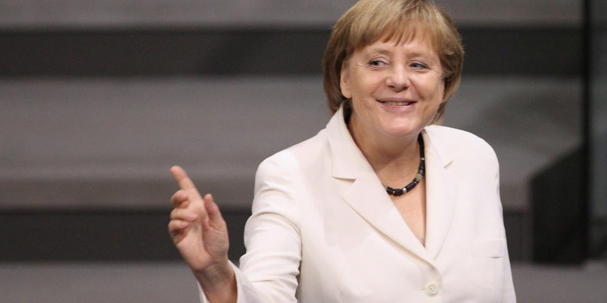  Angela Merkel - Fotó: Sean Gallup
