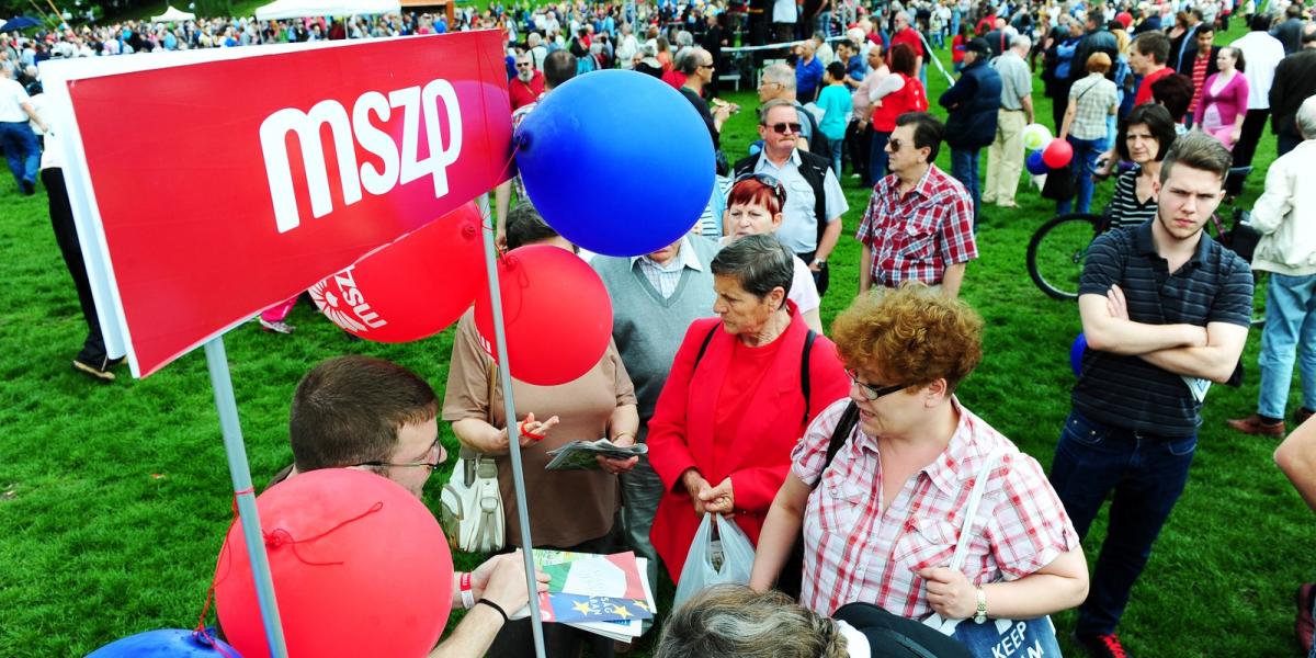 Korábbi felvétel az MSZP egyik május elsejei rendezvényéről. FOTÓ: Vajda József/Népszava