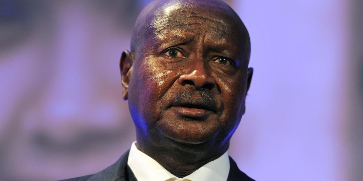 Yoweri Museveni. FOTÓ: Carl Court - WPA Pool/Getty Images