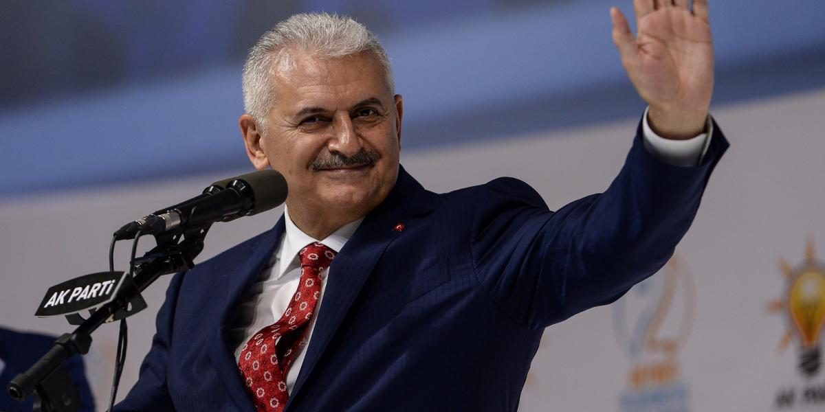 Binali Yildirim miniszterelnök „nevetségesnek” nevezte a készülő határozatot FOTÓ: EUROPRESS/GETTY IMAGES/GOKHAN TAN