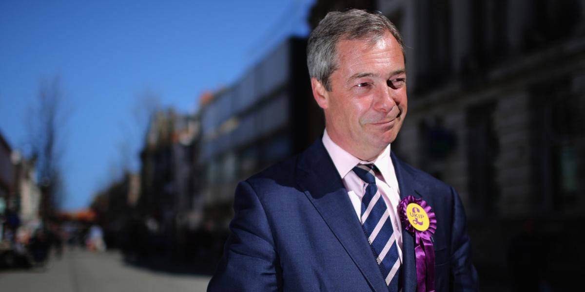 Nigel Farage. FOTÓ: Christopher Furlong/Getty Images