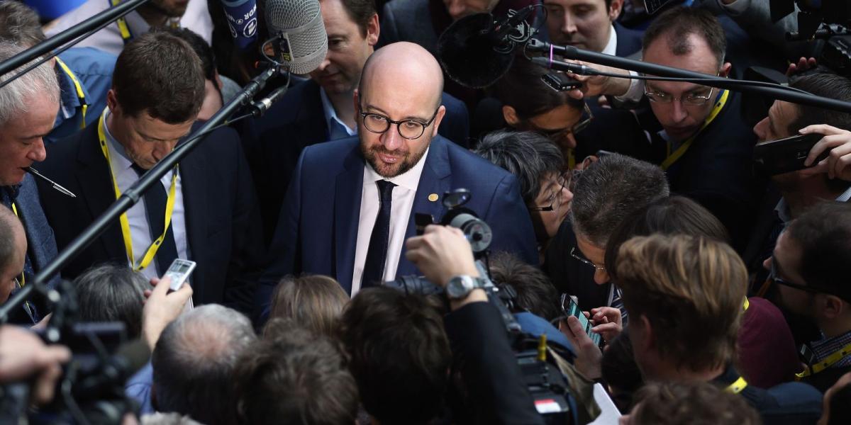 Charles Michel belga kormányfő „torkig van” a válsággal FOTÓ: EUROPRESS/GETTY IMAGES/DAN KITWOOD