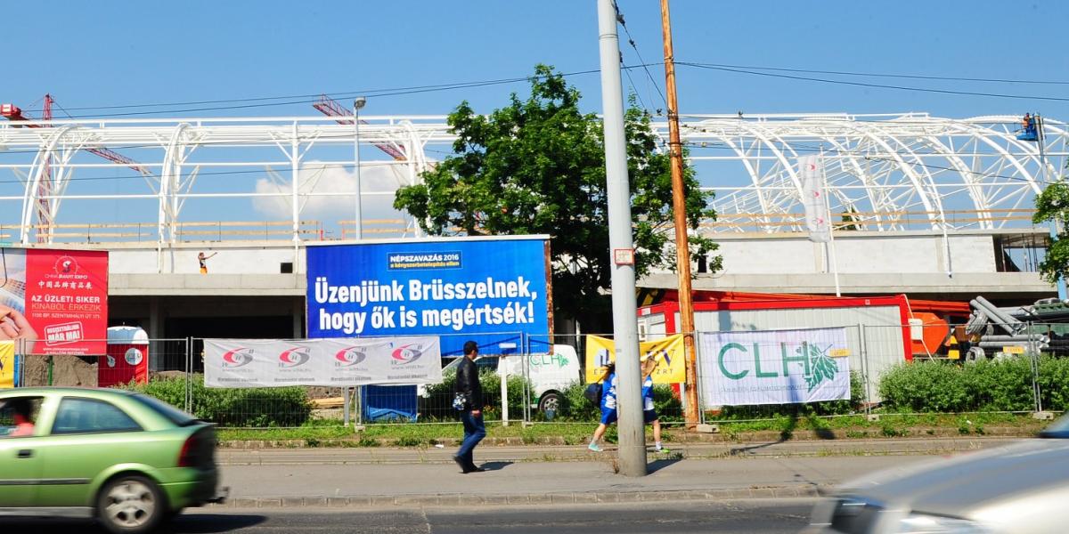 Magyarországról ezt üzenjük az Uniónak FOTÓ: MOLNÁR ÁDÁM