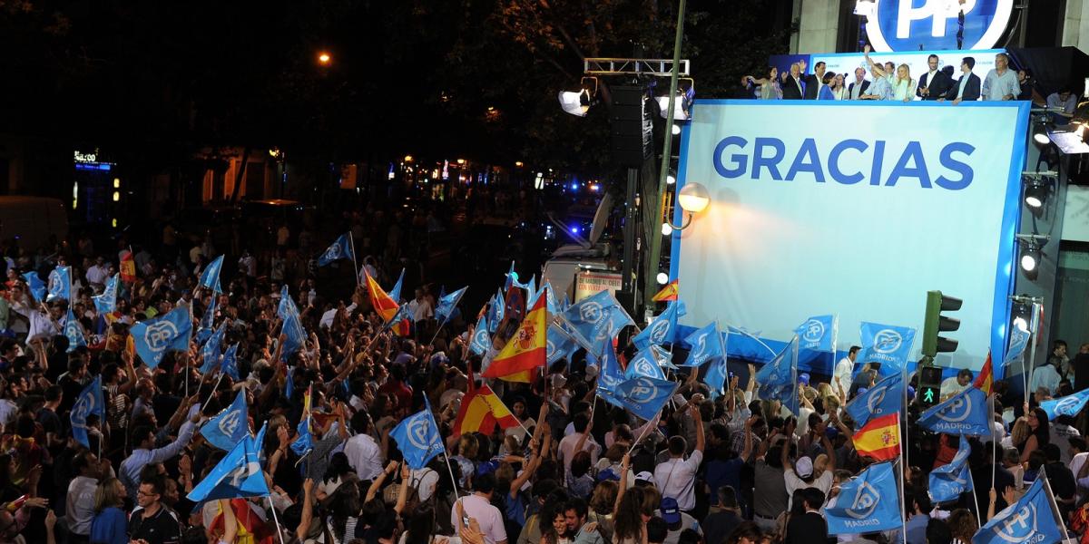 A konzervatív Néppárt szavazói ünnepeltek FOTÓ: EUROPRESS/GETTY IMAGES/DENIS DOYLE