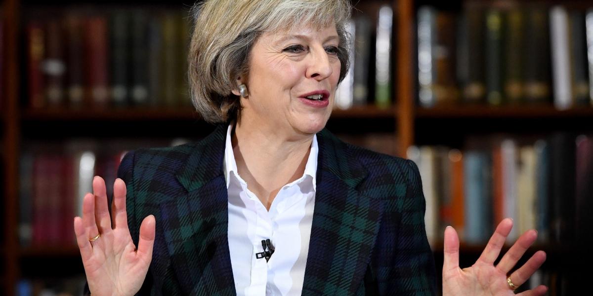  Theresa May - Fotó: Jeff J Mitchell/Getty Images 