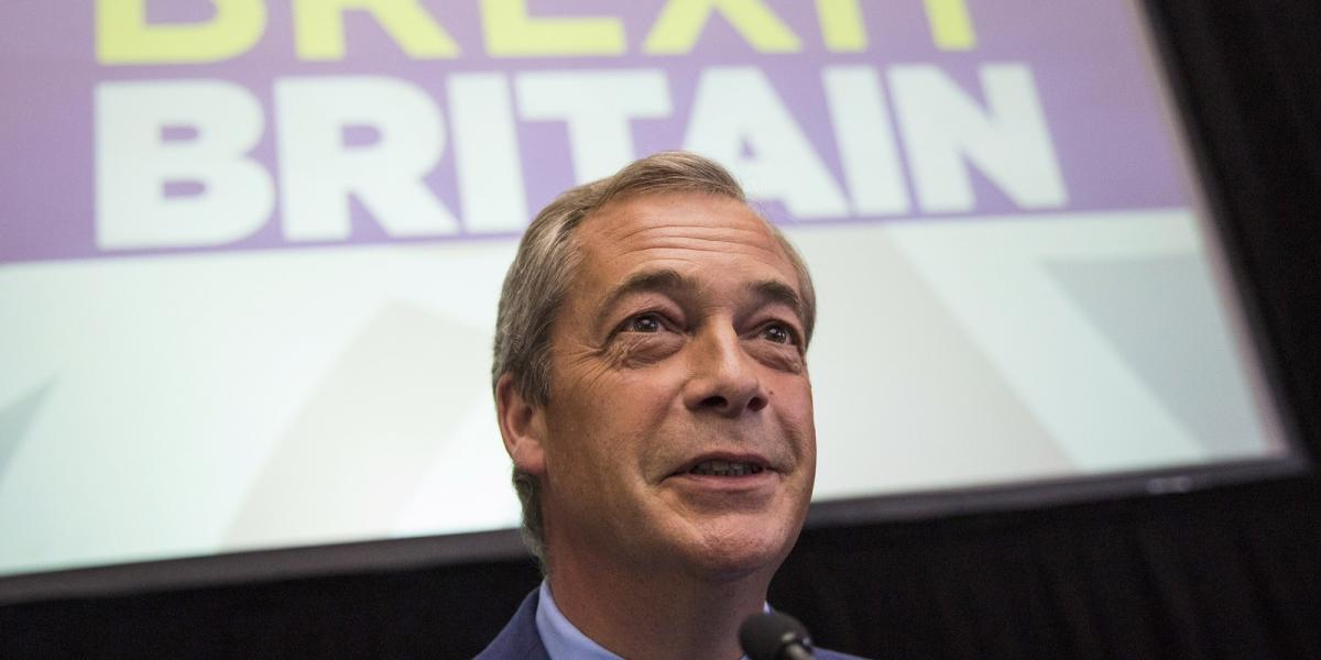 Nigel Farage - Fotó: Jack Taylor/Getty Images 