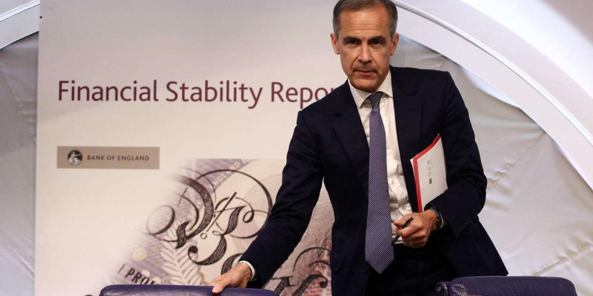 Mark Carney, a Bank of England elnöke a font árfolyamzuhanása és a bizonytalanság miatt aggódik FOTÓ: EUROPRESS/GETTY IMAGES/CHR