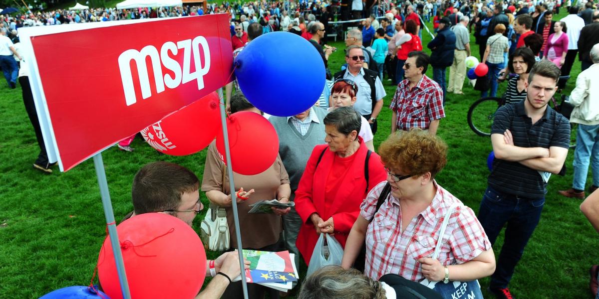 A szocialisták arra számítanak, még többen is vesznek majd részt a Szabad Európa-napon, mint mondjuk egy majálison FOTÓ: VAJDA J