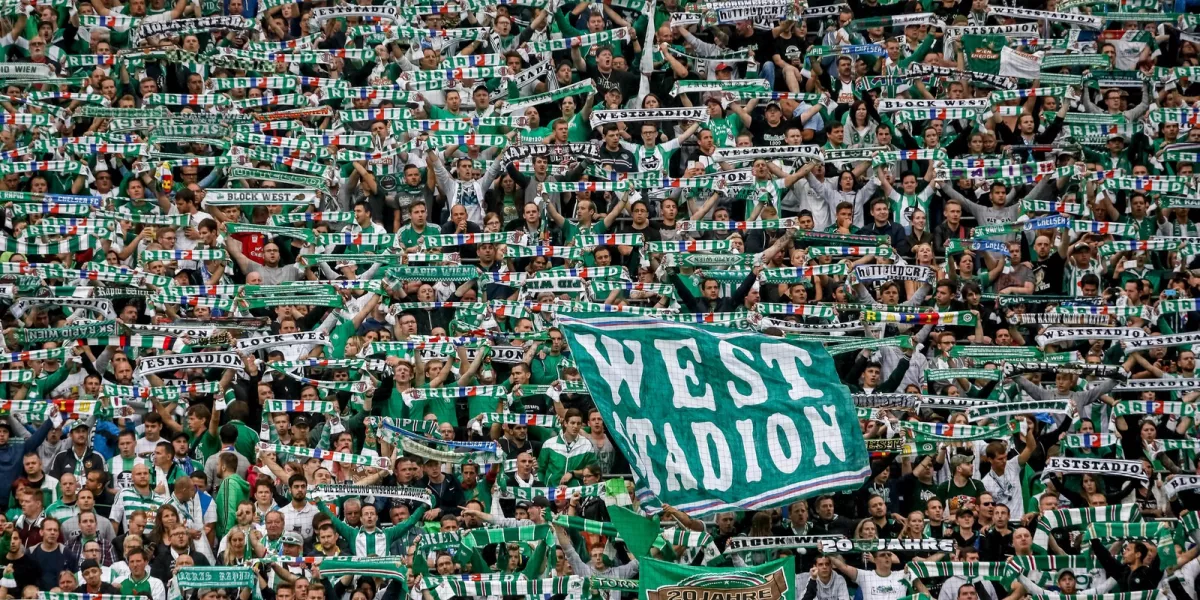 A Rapid Wien szurkolóira nem lehetett panasz FOTÓ: EUROPRESS/GETTY INAGES/MATEJ DIVIZNA