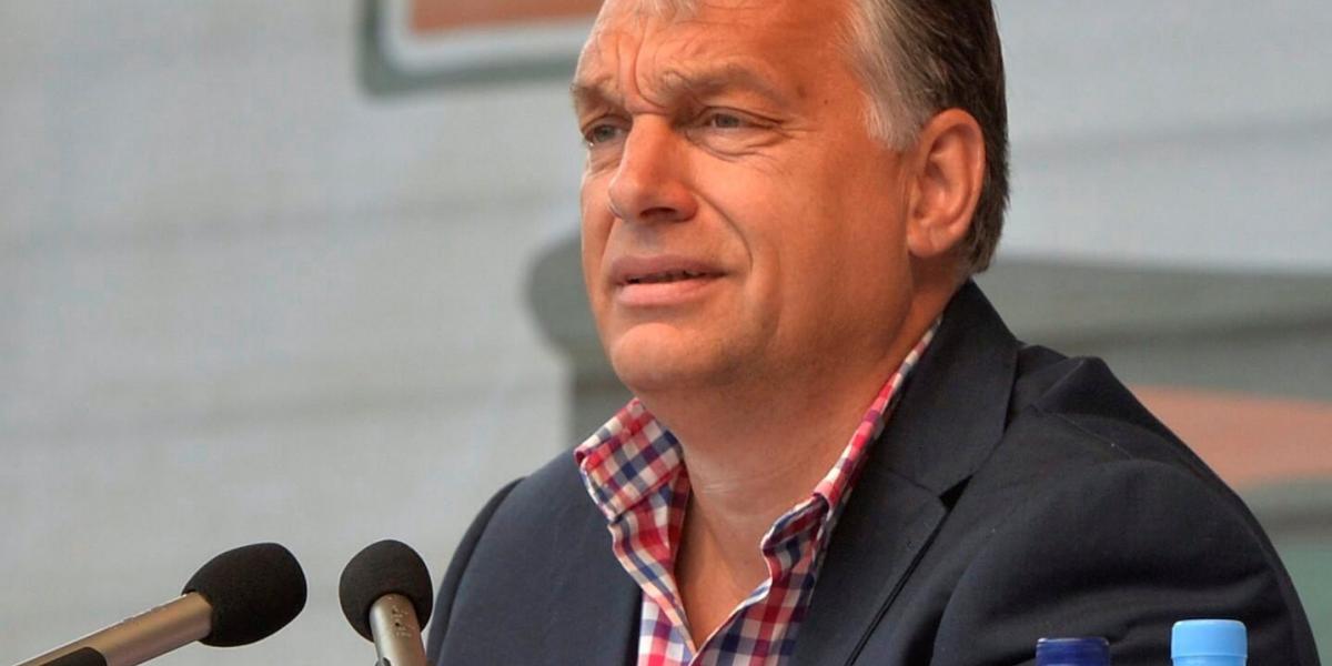 Orbán Viktor Tusnádfürdőn, kicsit lesülve. MTI Fotó: Máthé Zoltán