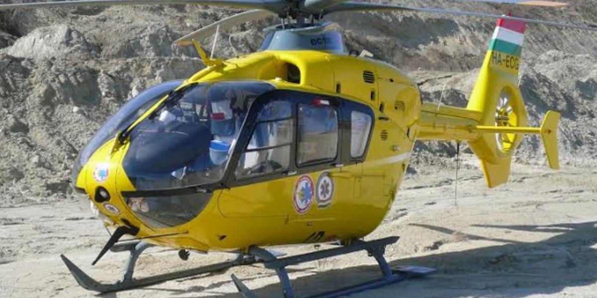 A pilóták kedvelik az EC135-ös típusú helikoptereket FOTÓ: RÁCS TAMÁS